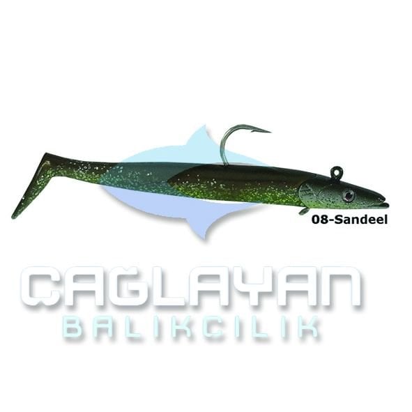 Savage gear Sandeel 12.5 cm 23 gr 2+1 Adet Suni Yem Sandeel