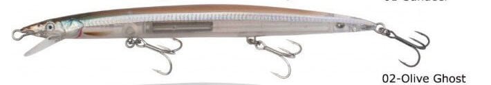 Savage gear Sandeel Jerk Minnow 145 14g Suni Yem 02-Olive Ghost