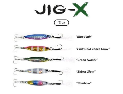 Fujin Jig-X 15gr #Zebra Glow
