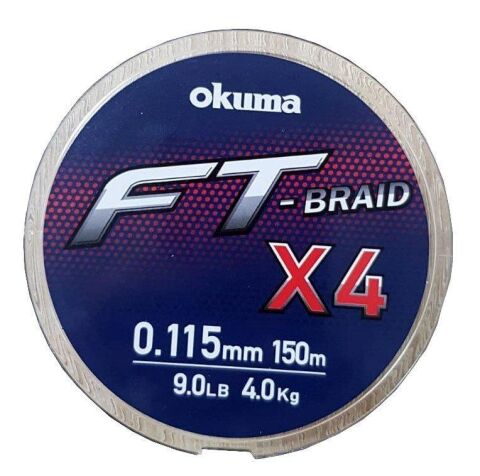 Okuma Ft-*4 Braided Line 300 mt Grey Örgü İp 0,205mm