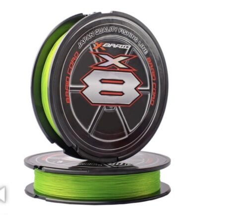YGK X035 BRAID CORD PE X8 150M 4.5KG 0.104MM FLUO GREEN