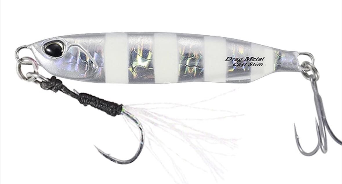 Duo Drag Metal Cast Slim Jig 40Gr .  ZebraGlow