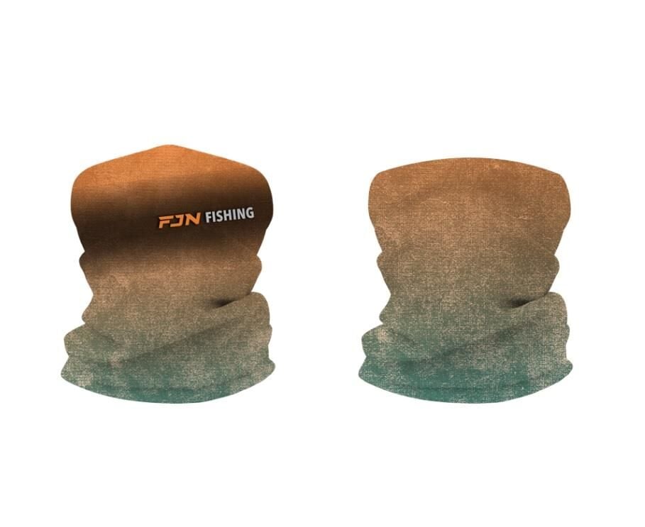 Fujin Neck Gaiter Boyunluk Aqua Orange