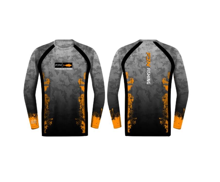 Fujin Performance T-Shirt Camo Orange #L
