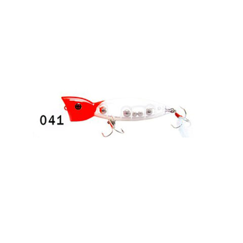 Fujin La-Nina Maket Balık Su Üstü Popper 041 Moon Red Head