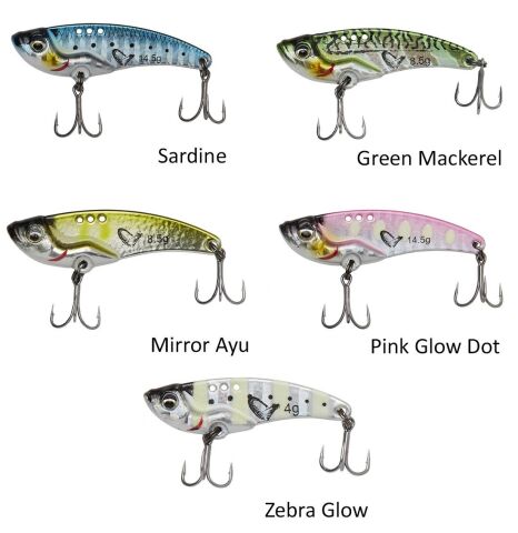 Savage Gear Vib Blade 4.5 cm 8,5 gr Suni Yem Zebra Glow