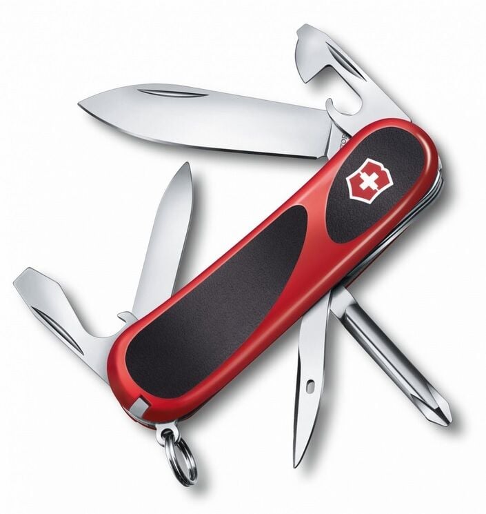 Victorinox 2.4803.C EvoGrip 11 Çakı Kırmızı Siyah
