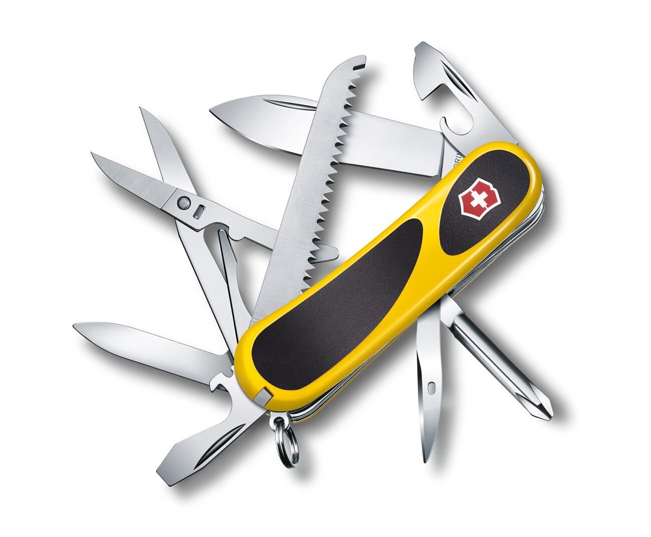 Victorinox 2.4913.C8 EvoGrip 18 Çakı Siyah Sarı