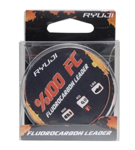 RYUJI FLUORO CARBON LEADER 25M, MİSİNA 0,41 MM
