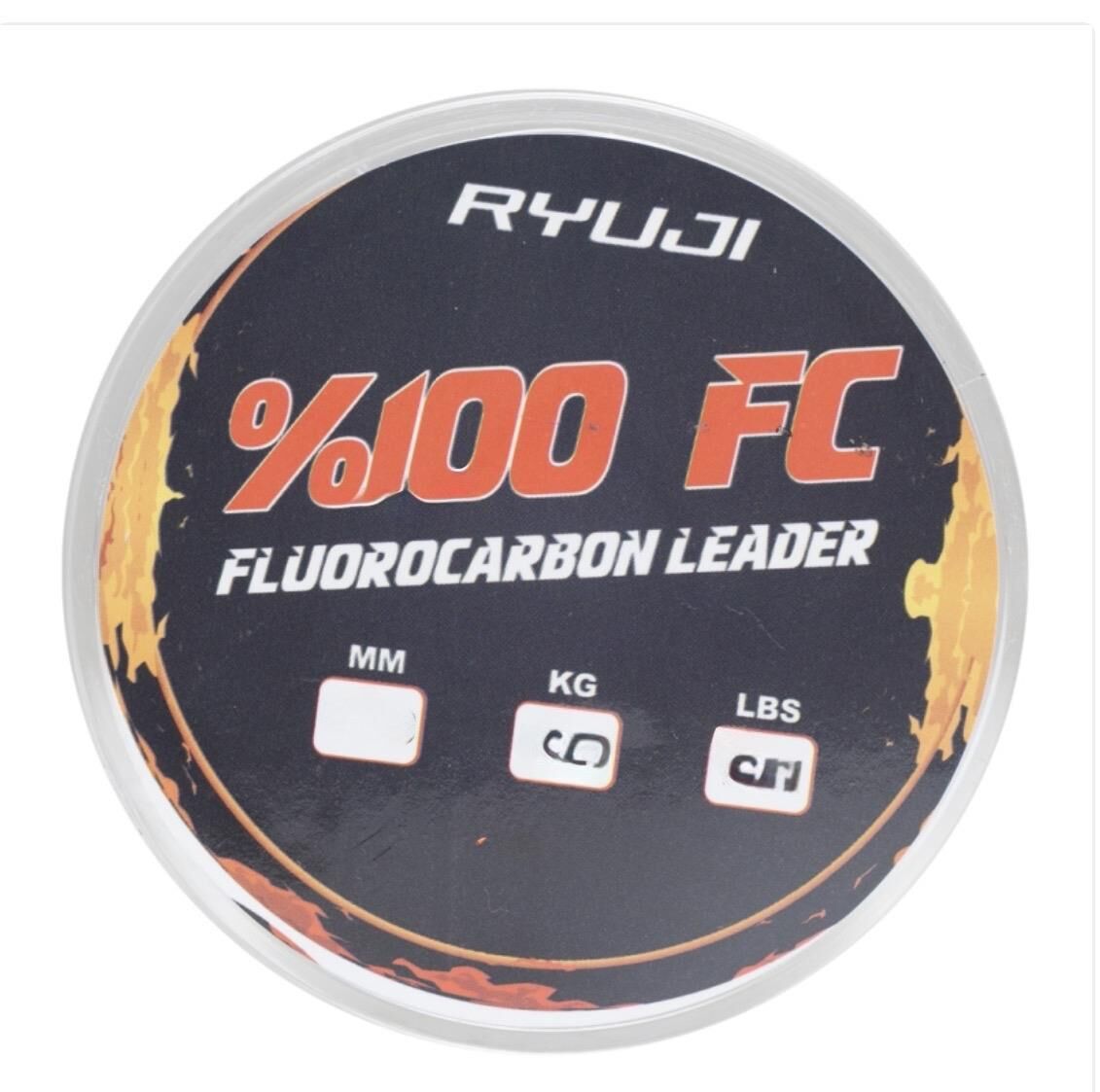 RYUJI FLUORO CARBON LEADER 25M, MİSİNA 0,21 MM