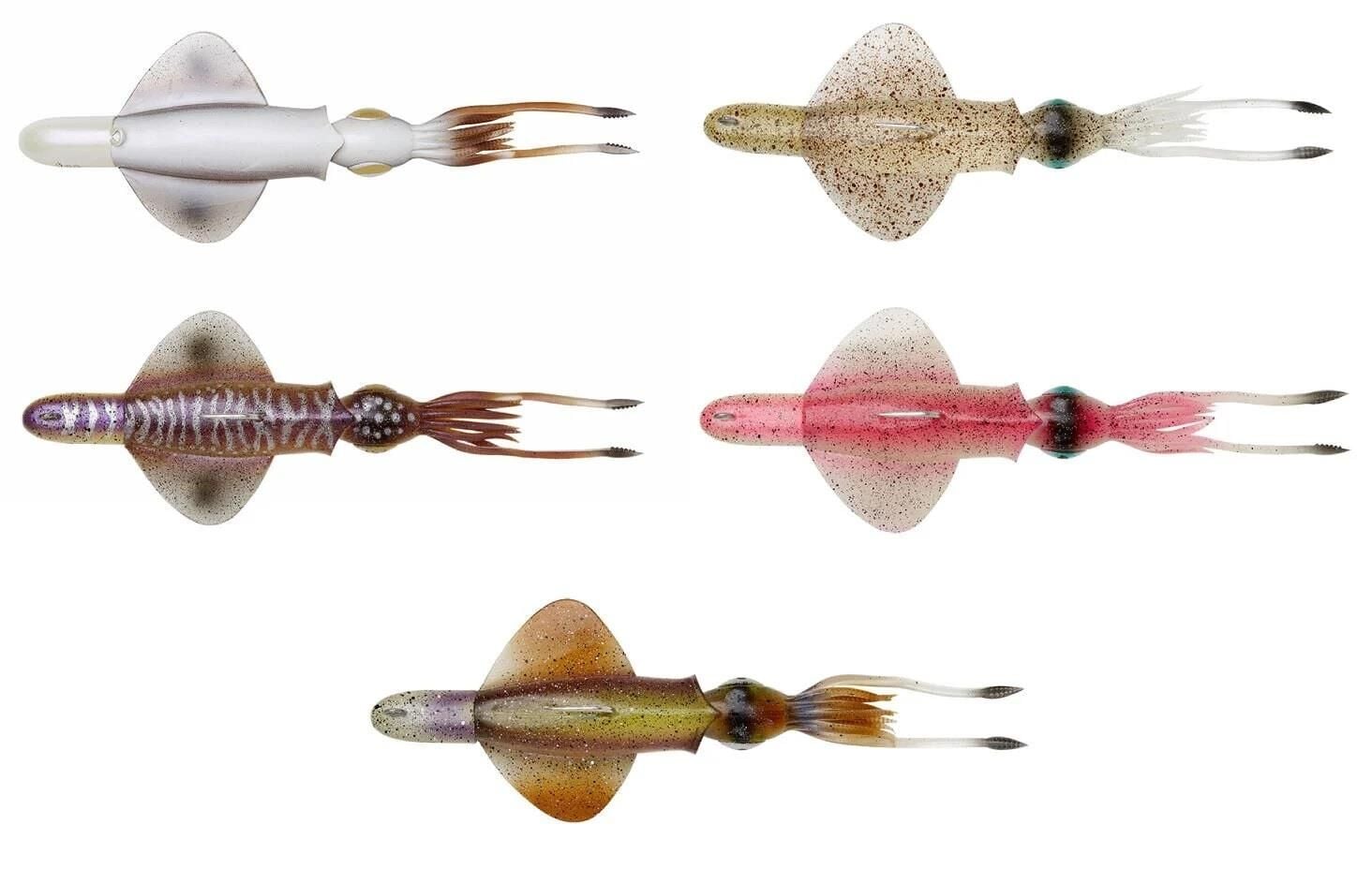 Savage Gear Swim Squid RTF 25cm 160gr White Glow Cuttlefish