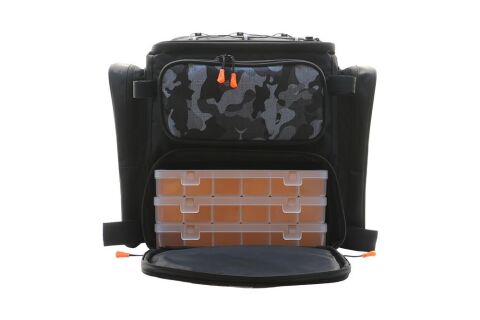 Fujin Black Camo BackPack - Balıkçı Sırt Çantası