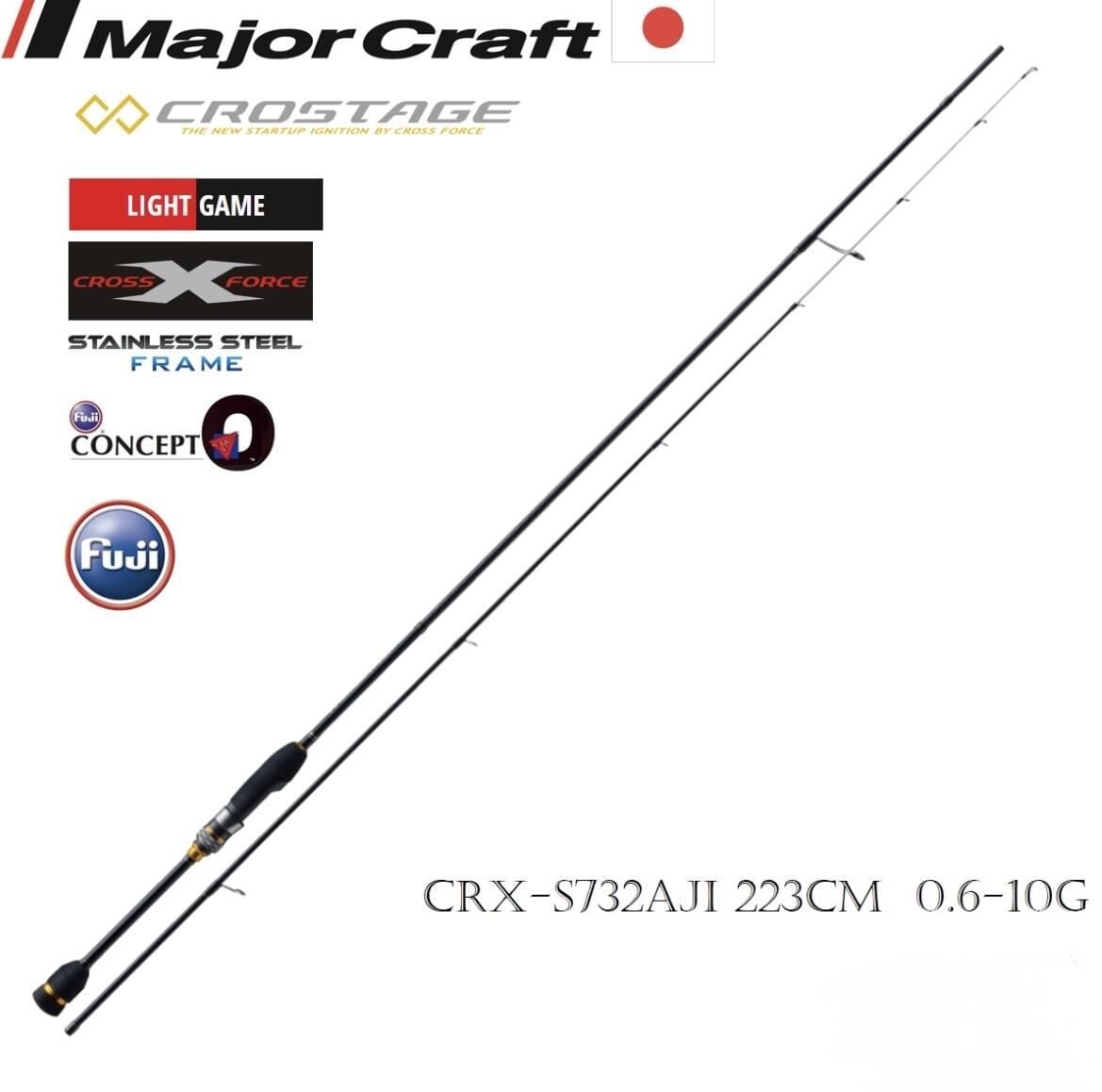 Major Craft Crostage New SCRX-S732AJI LRF Aji Kamış Solid 223cm 0.6-10g