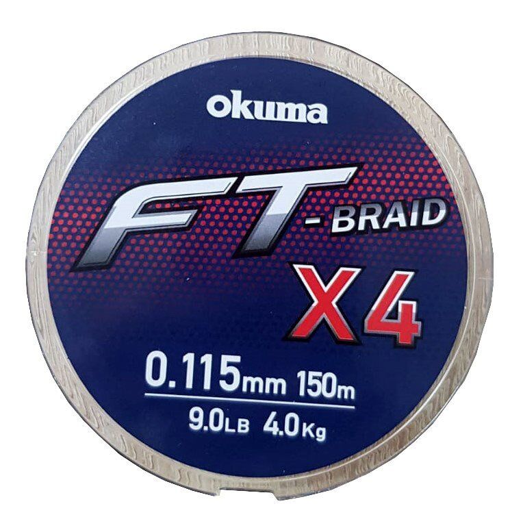 Okuma Ft-*4 Braided Line 150 mt Grey Örgü İp 0,130mm