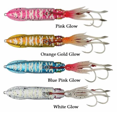 Savage Gear Swimsquid Inchiku 9cm 120gr White Glow