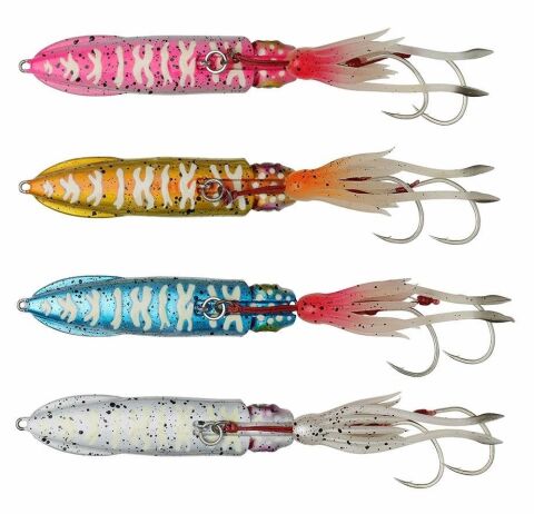 Savage Gear Swimsquid Inchiku 9.7cm 150gr White Glow