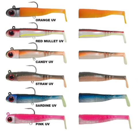 SEABOR LILY SHAD 150GR 2+1 SİLİKON YEM ORANGE UV