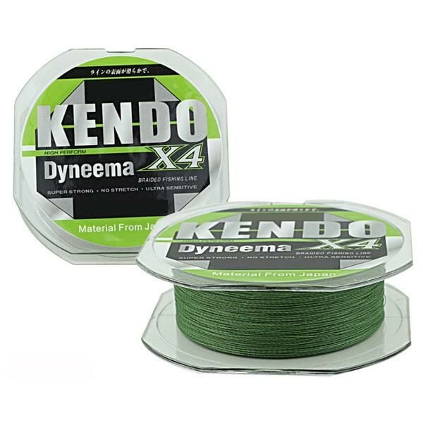 Kendo Dynema 4 Örgü 250Mt (Green) 0,40 mm