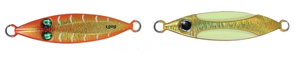 SEABOR LEOPARD JIG 150GR RED GOLD GLOW