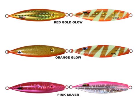 SEABOR PINE JIG 200GR ORANGE GLOW ORANGE GLOW