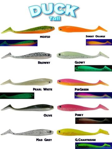 Fujin Duck Tail 9 cm Glowy #SB34