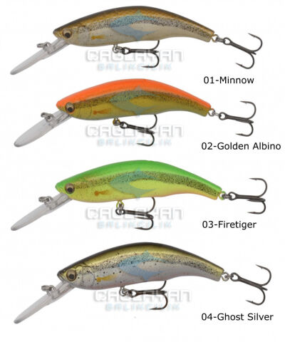 Savage gear 3D Minnow Diver 7,5cm 9g Suni Yem 02-Golden Albino