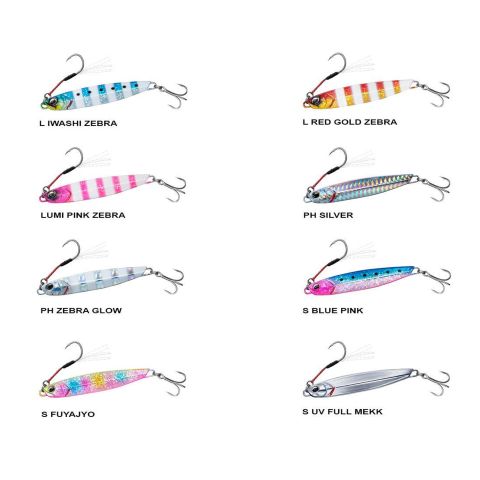 Daiwa Samurai Jig R 30 Ph Zebra Glow    