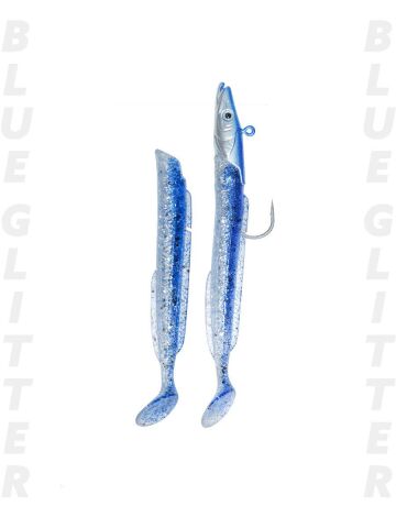 Fujin Salt Eel #21 Blue Glitter 10cm 12gr Combo