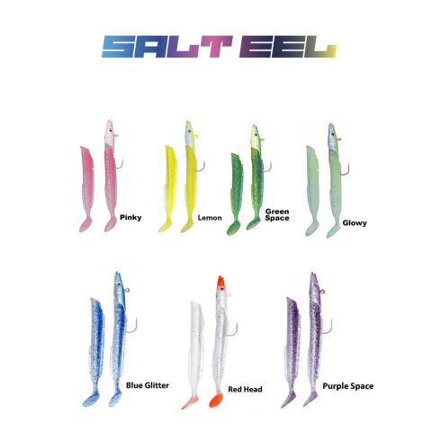 Fujin Salt Eel #21 Blue Glitter 10cm 12gr Combo
