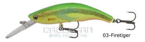 Savage gear 3D Minnow Diver 9,5cm 19g Suni Yem 03-Fire Tıger