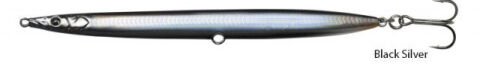 Savage gear Sandeel Pencil 125 mm 19 gr Suni Yem Black Silver