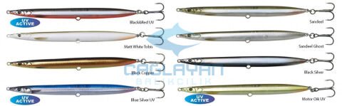 Savage gear Sandeel Pencil 125 mm 19 gr Suni Yem Blue Silver UV