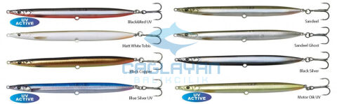 Savage gear Sandeel Pencil 125 mm 19 gr Suni Yem Blue Silver UV