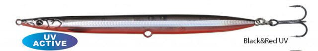 Savage gear Sandeel Pencil 125 mm 19 gr Suni Yem Black Red UV
