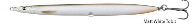 Savage gear Sandeel Pencil 125 mm 19 gr Suni Yem Matt White Tobis