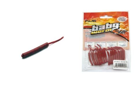 Fujin Baby Worm Fjbw02 5,2cm Floating Bloody Red