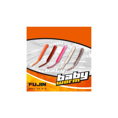 Fujin Baby Worm Fjbw02 5,2cm Floating Bloody Red