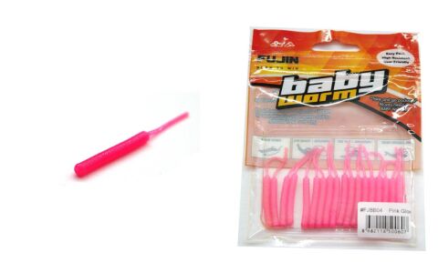 Fujin Baby Worm Fjbw04 5,2cm Floating Pink Glow