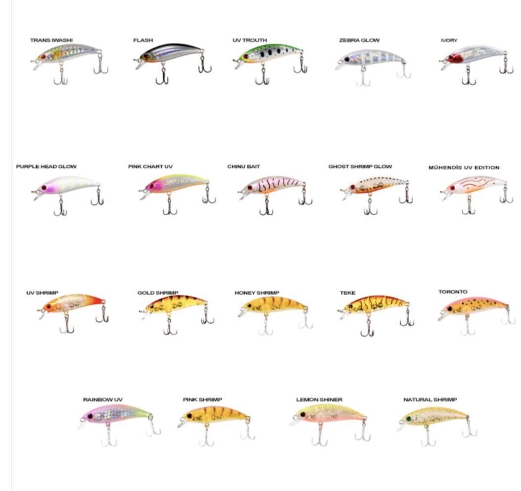 Ryuji Baby Minnow Sinking 5cm 4.5gr Maket Balık GOLD SHRIMP