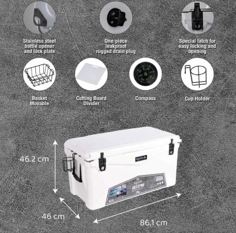 IGLOO Ultima 75 Qt RotoMold Buzluk 71 Litre