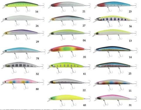 Kendo Seabass Mınnow 12.5cm 21g Floatıng Suni Yem 35