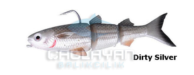 Savage gear 3D TPE Mullet 130 29 gr SS Suni Yem Dirty Silver