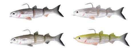 Savage gear 3D TPE Mullet 130 Wake 29 gr SS Suni Yem White Silver