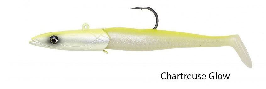 Savage gear Sandeel 20 cm 180 gr 2+1 Suni Yem Chartreuse Glow