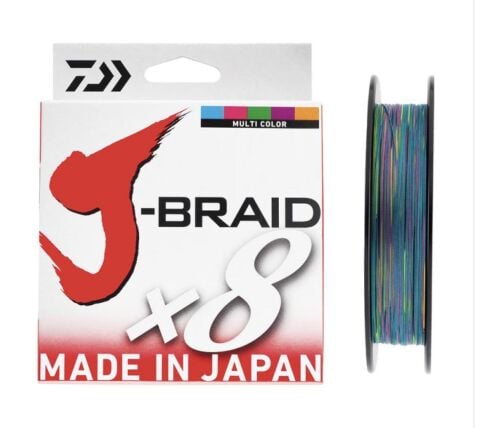 Daiwa JBraid 8B 300 M Multicolor İp Misina 0,22 MM