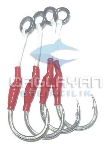 Savage gear Asist Hook 4 Adet 1-0 Single 100lbs
