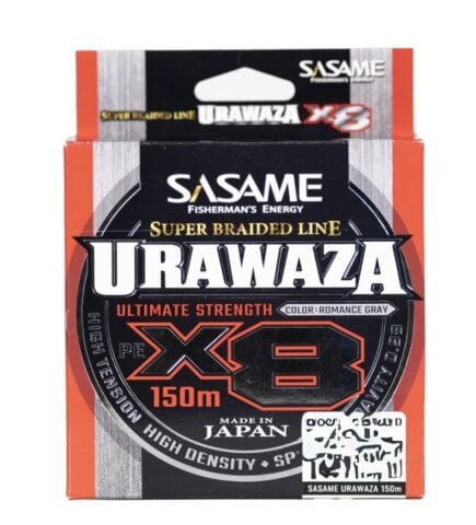 SASAME URAWAZA X8 150M, ROMANCE GRAY İP MİSİNA PE#0,6 0,10 MM
