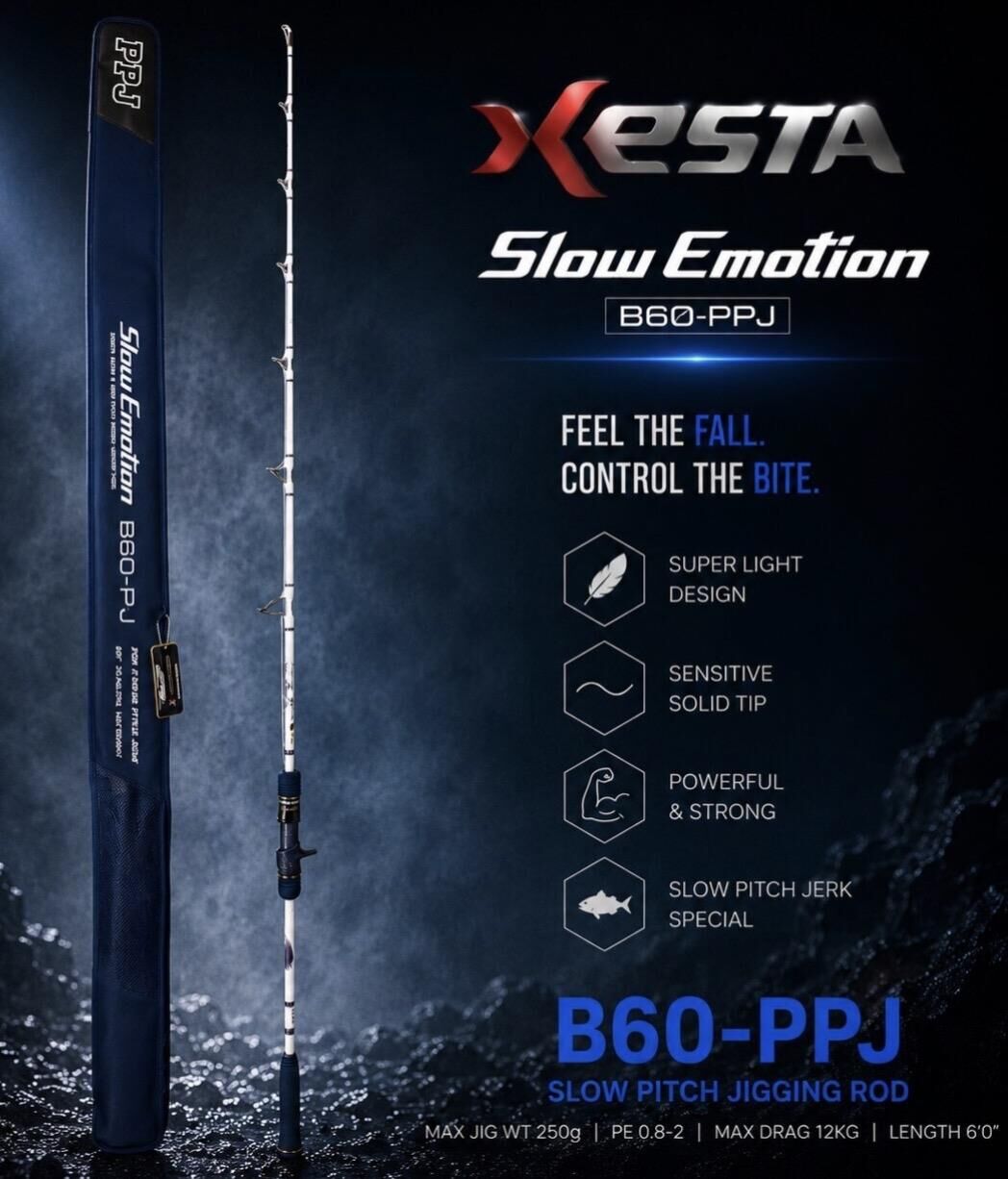 XESTA SLOW EMOTION POWER PITCH JERK B60-PPJ KAMIŞ 1.82M 150-500G
