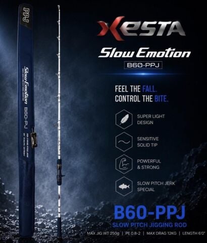 XESTA SLOW EMOTION POWER PITCH JERK B60-PPJ KAMIŞ 1.82M 150-500G