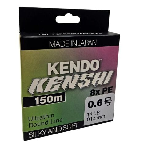Kendo Kenshi Japanese Braid Low Pitch 8X Multicolor 150M Örgü İp 0,12mm